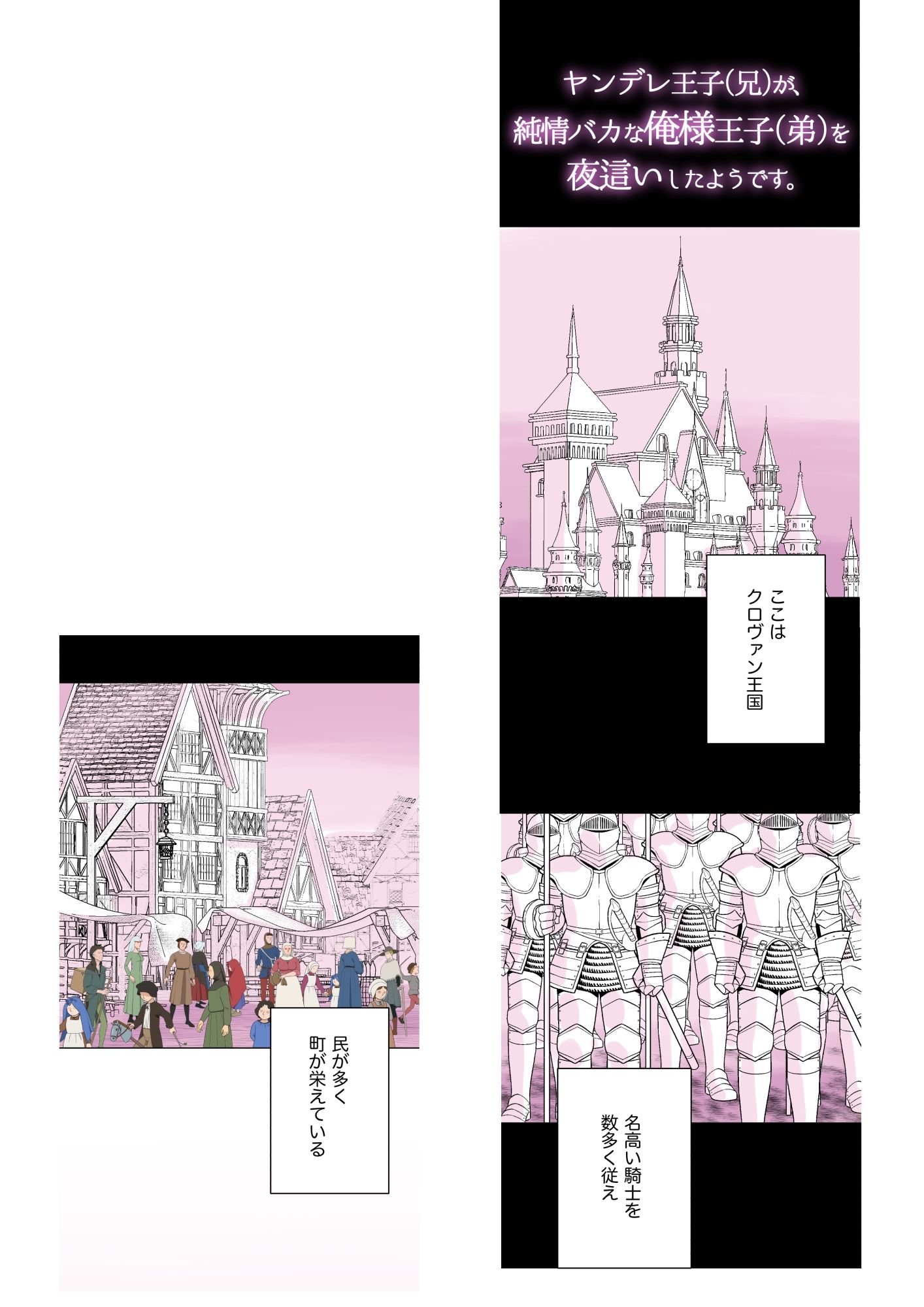 【筋肉】ヤンデレ王子（兄）が、純情バカな俺様王子（弟）を 夜●いしたようです。-星谷京|d_285150