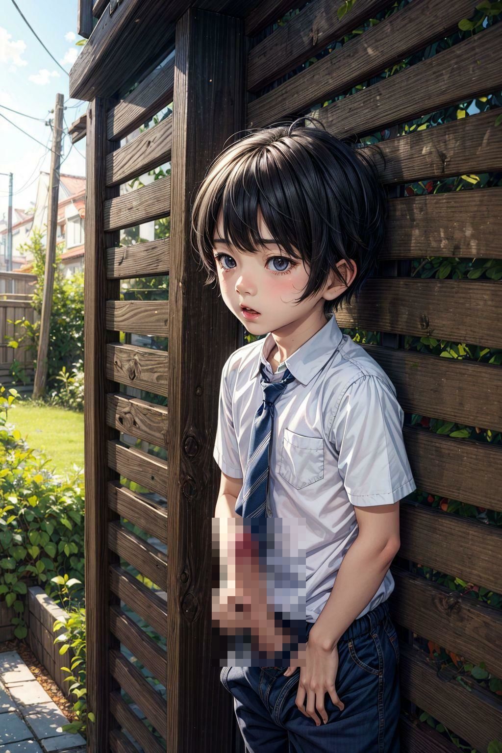 【イラスト・CG集】可愛い顔してえげつないチンポ-くりの森|d_360693