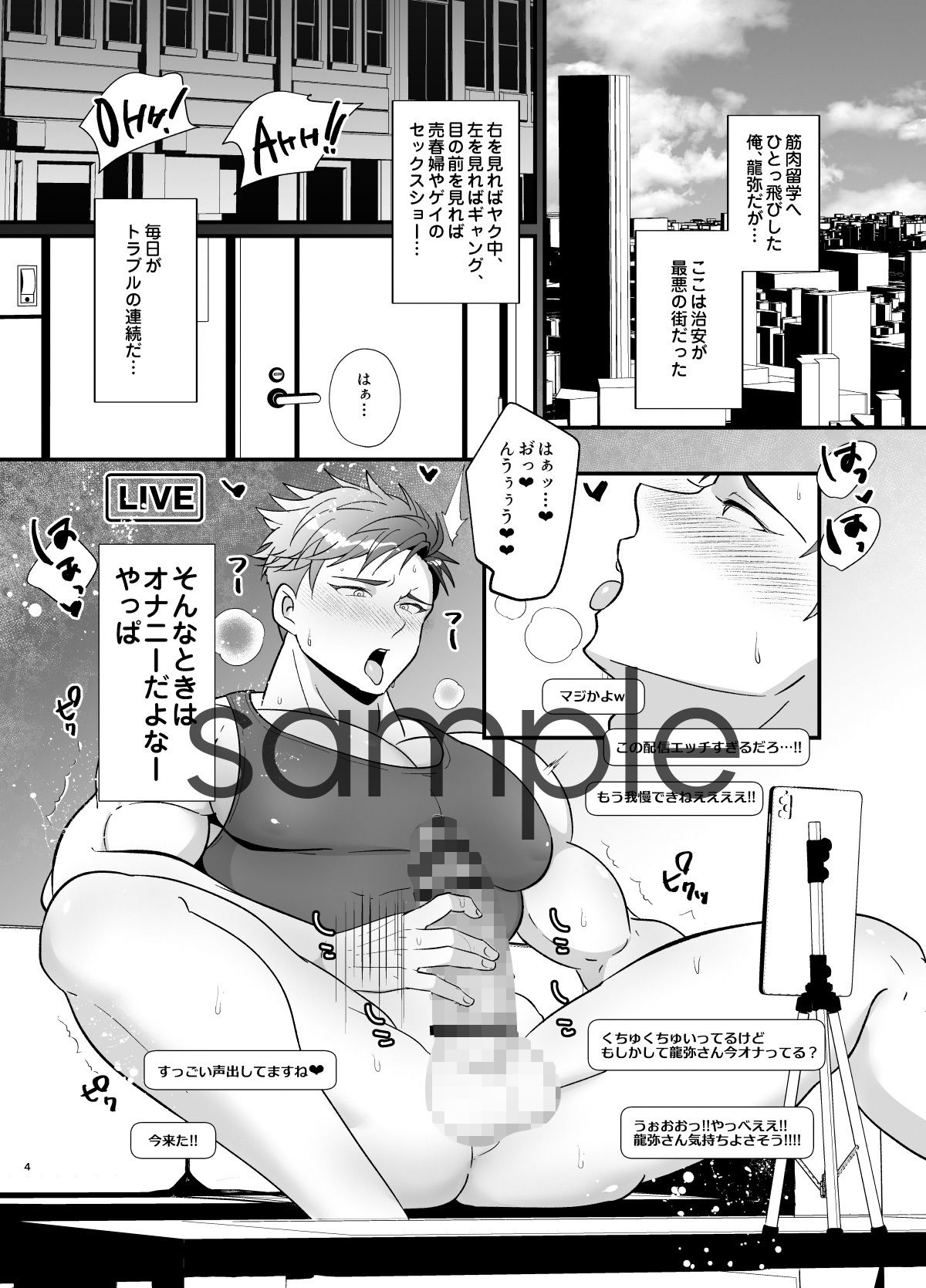 【筋肉】バリタチ配信者の俺は海の向こうでも俺TUEEEできるのか！？-GAMBA RAY|d_366501