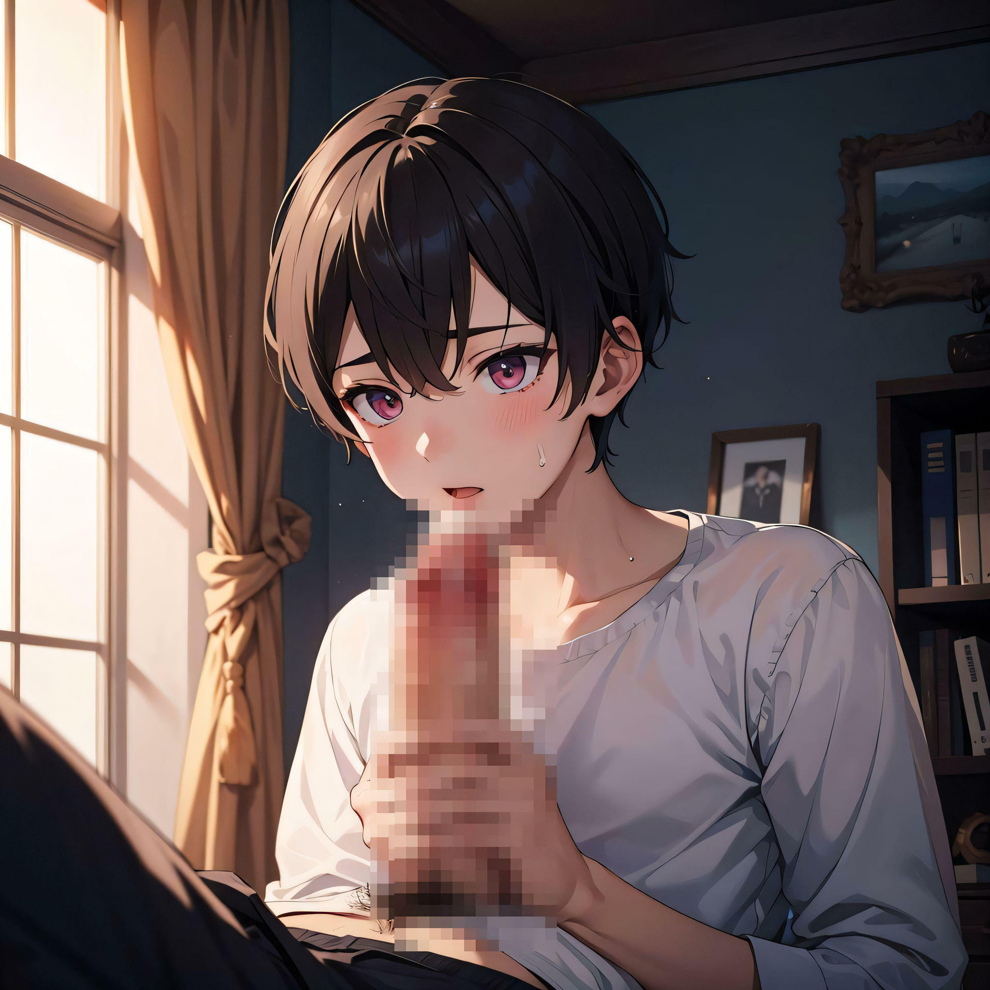 【BL（ボーイズラブ）】おちんぽ様の白い液体-くりの森|d_372520