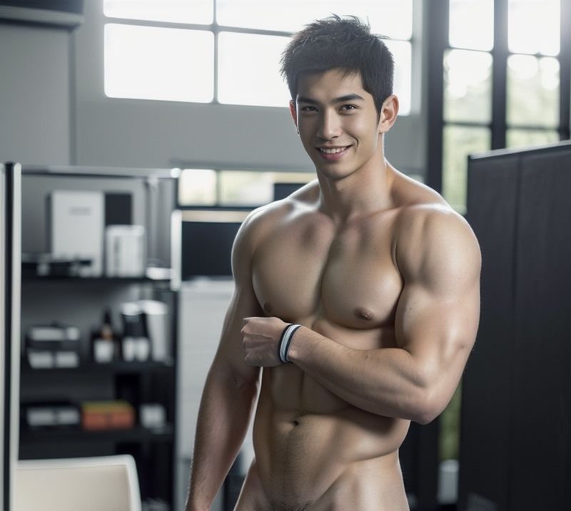 【筋肉】やらかしイケメン新入社員-AI男子|d_392134