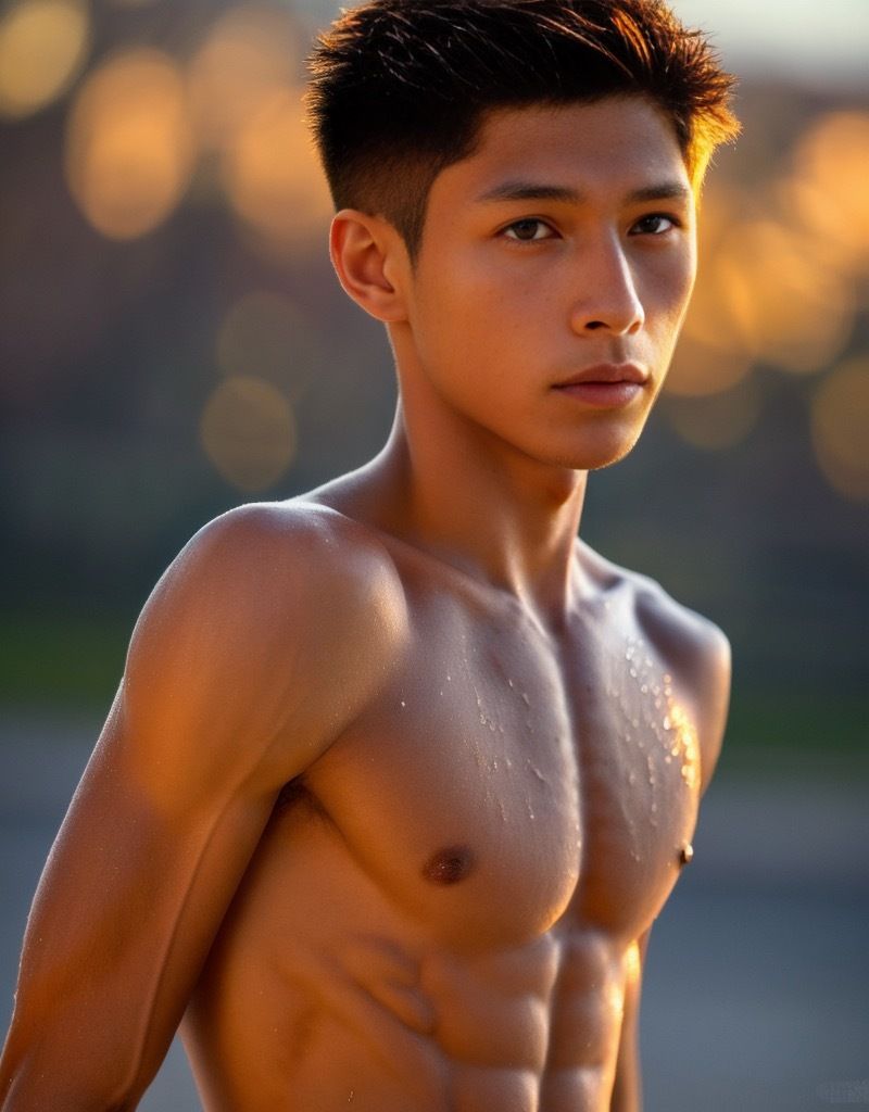 【筋肉】超絶イケメンフィジークボディ-AI男子|d_396431