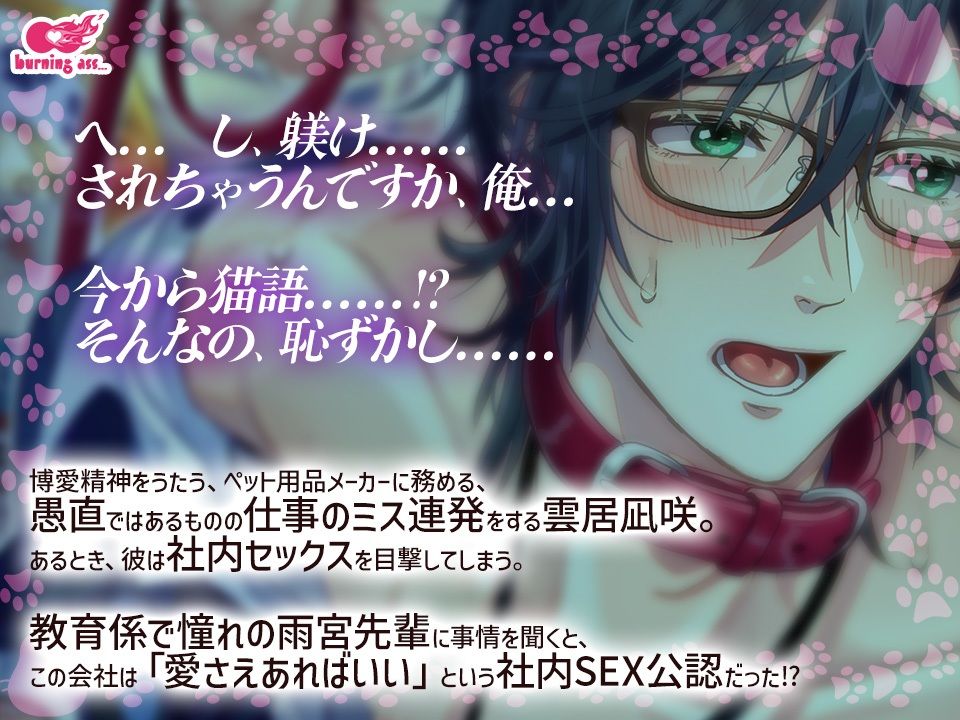 【BL（ボーイズラブ）】凪咲くんは雨宮先輩のネコになりたい-burning ass…|d_409296
