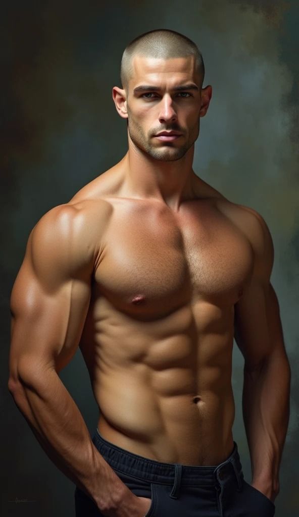 【筋肉】坊主まっちょ-AIGirlPhoto-3|d_435915