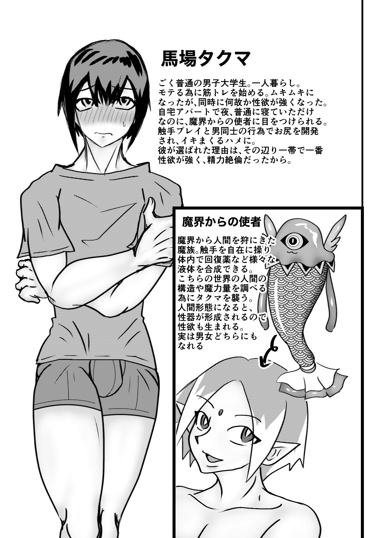 【拘束】魔界から触手がやってきた！！ 〜自宅で寝てただけなのに襲われてお尻を開発された件〜-サイモン堂|d_436969