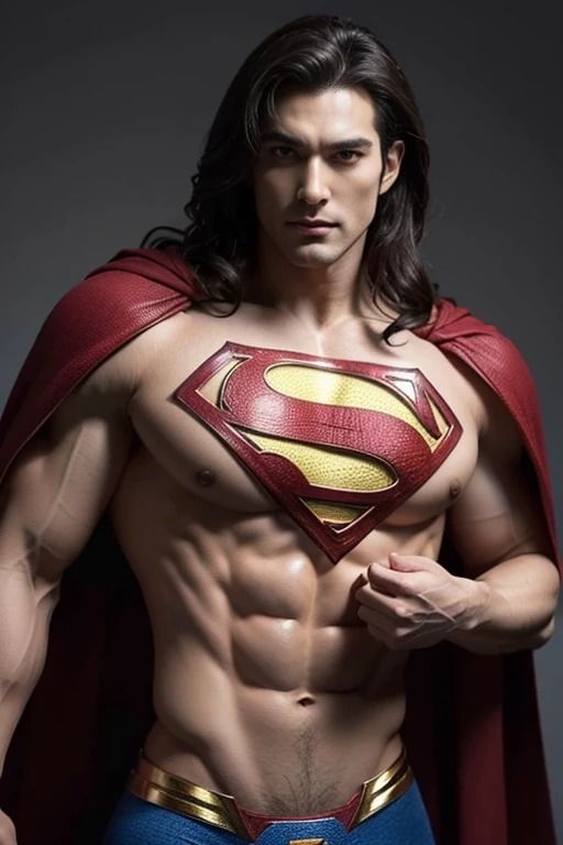 【筋肉】スーパーマンイメージイケメンマッチョ-AIGirlPhoto-3|d_437299