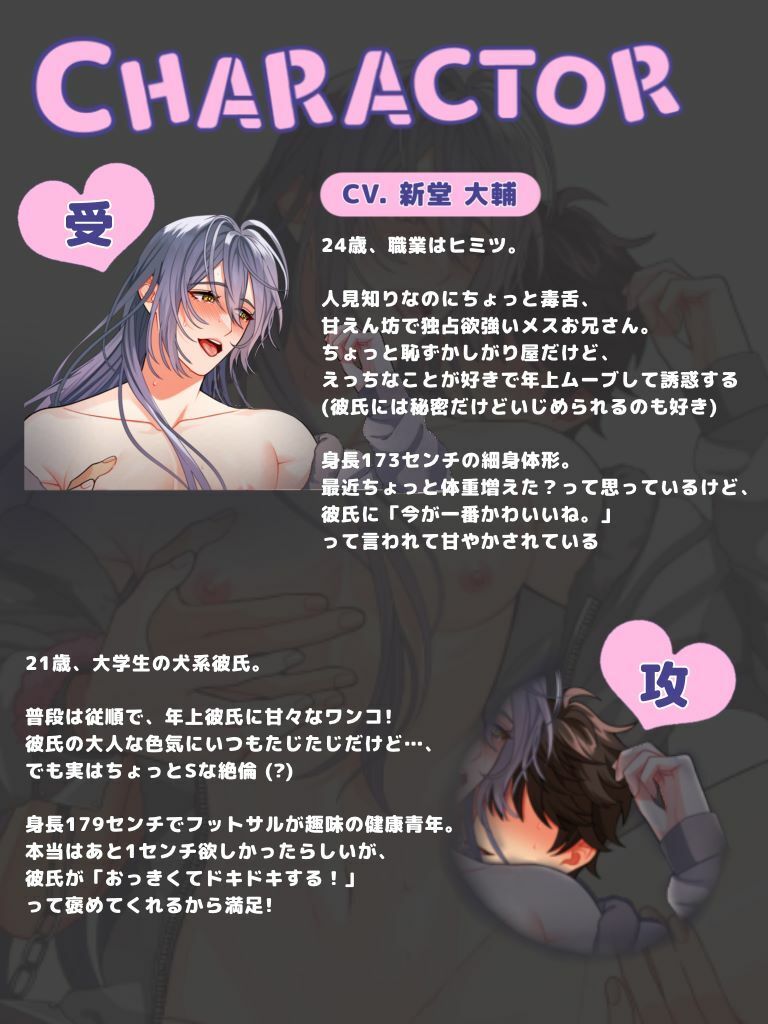 【BL（ボーイズラブ）】お仕置きしたそうな年上メスお兄さん彼氏を焦らしてふわふわ手錠で逆お仕置きいちゃらぶとろとろえっち-オスマン公国|d_468942