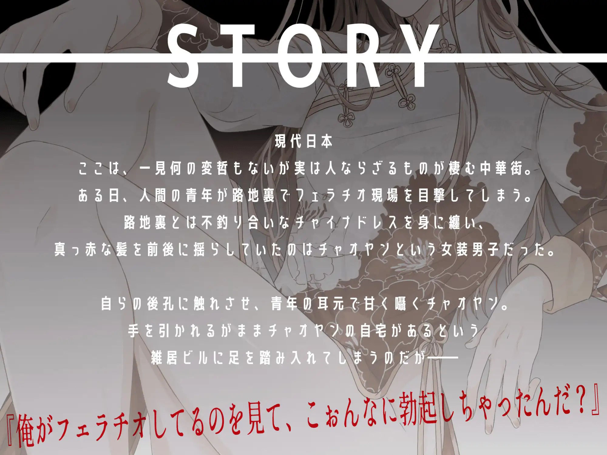 【ファンタジー】路地裏の吸血女装男子朝阳-チャオヤン–夏八木瑠一|d_540049