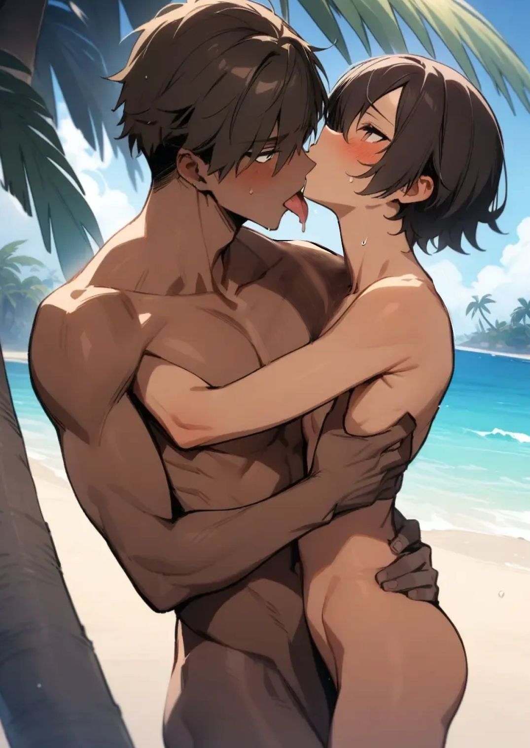 【BL（ボーイズラブ）】summer beach-月猫|d_552234