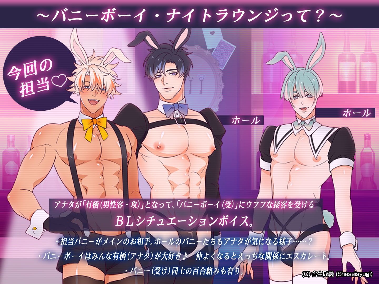 【異物挿入】バニーボーイ・ナイトラウンジ Vol.2 雷兎編 -Raito–舎生取義|d_568925