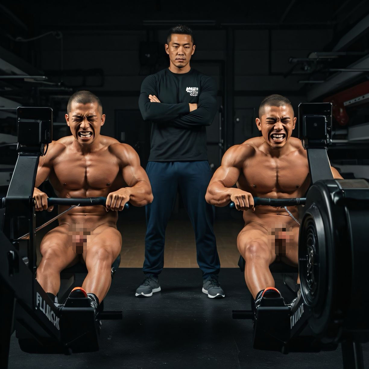 【辱め】漕艇部特別訓練-剛毛ブラシ|d_600473