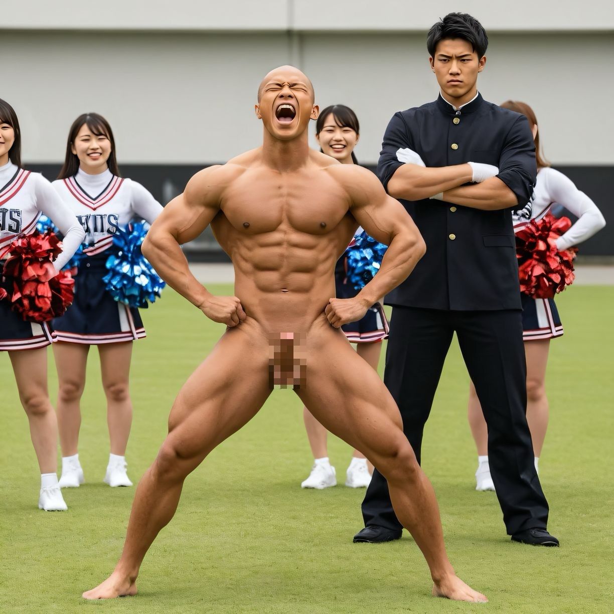 【羞恥】応援団の掟-剛毛ブラシ|d_611280