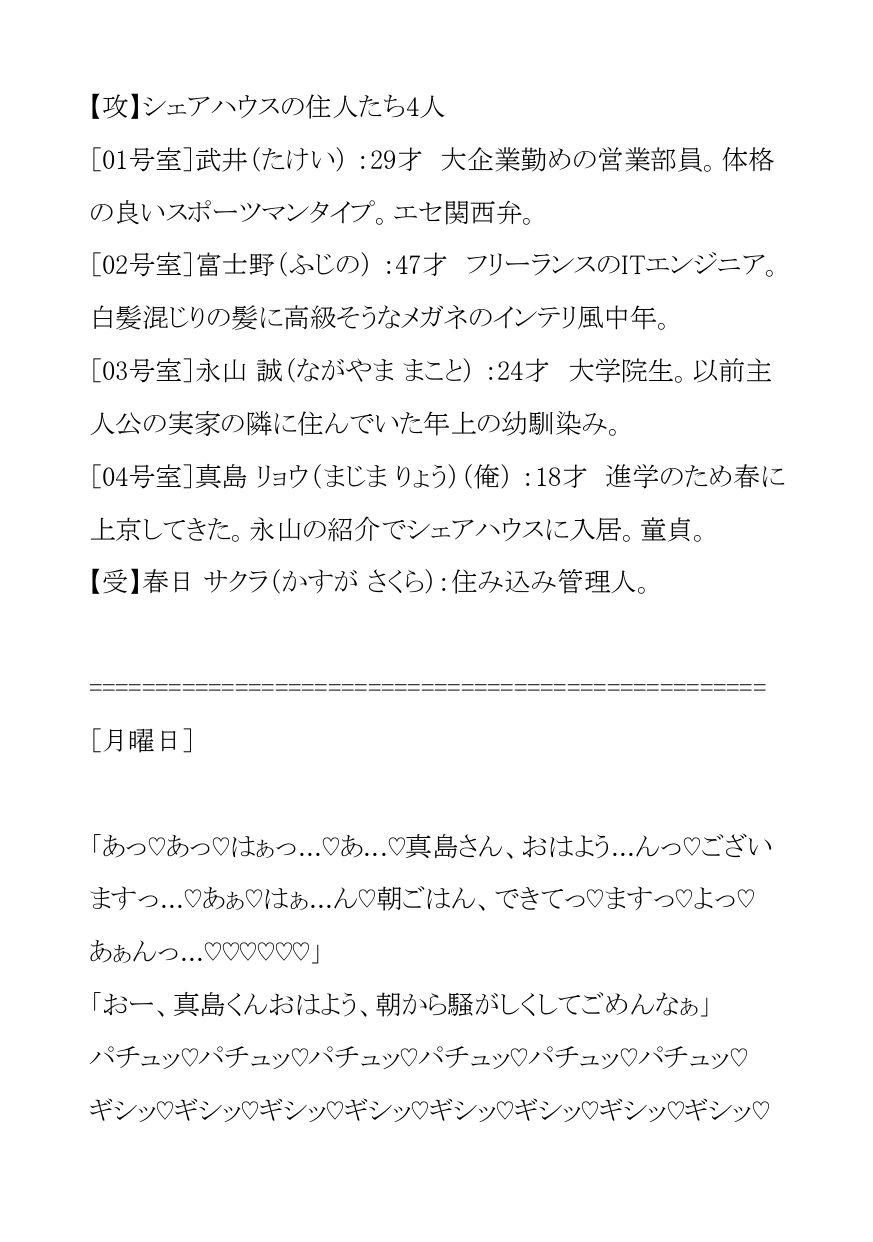 【制服】上京した俺が入居したのは24時間ハメ放題のえっちな管理人さん付きパコパコシェアハウス-バニーベア|d_611590