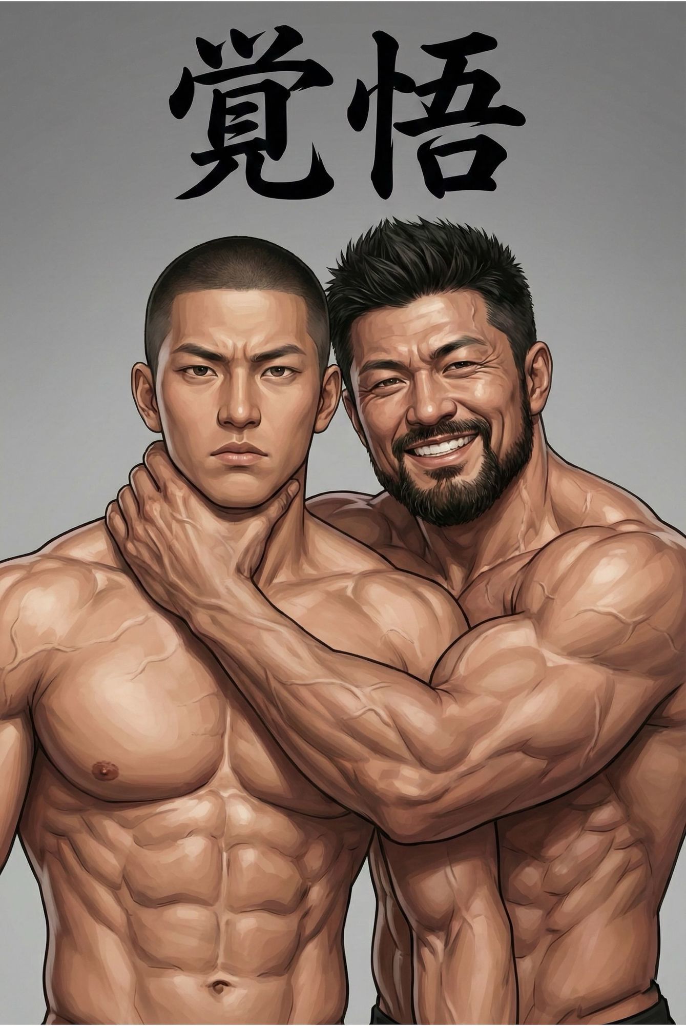 【筋肉】覚悟-剛毛ブラシ|d_711319